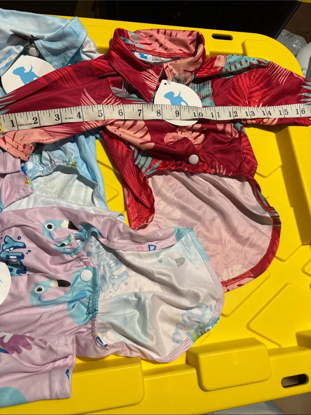 Assorted Printed Pet shirt (Pink, Light Blue, Red, Black)